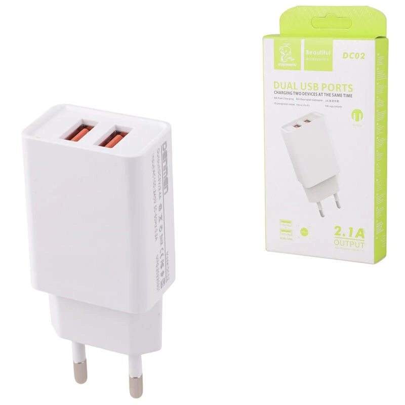 شارژر دیواری 10.5 وات دنمن DC02 2.1A