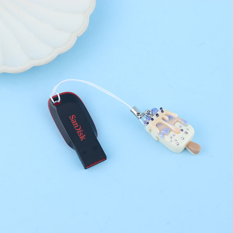 ست جاکلیدی و آویز موبایل سرامیکی بستنی