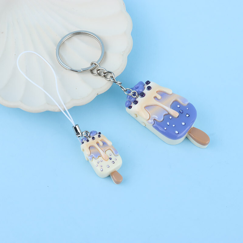 ست جاکلیدی و آویز موبایل سرامیکی بستنی