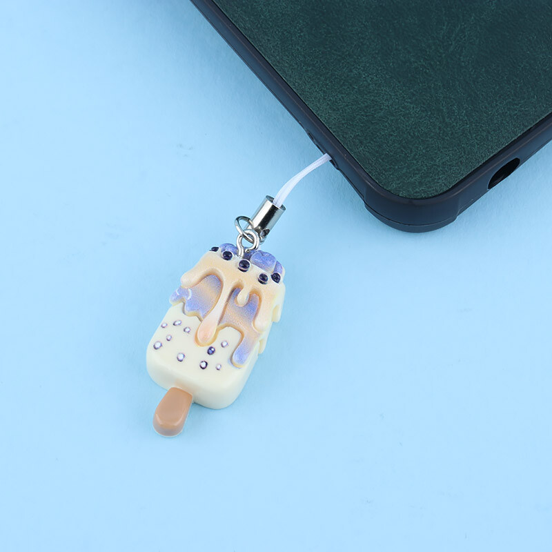 ست جاکلیدی و آویز موبایل سرامیکی بستنی