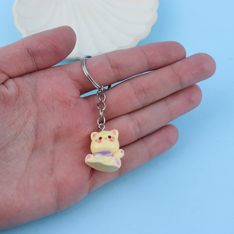 جاکلیدی سرامیکی گربه