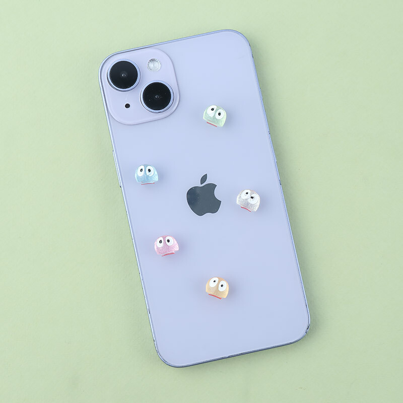 استیکر برجسته فانتزی موبایل طرح میکروب بسته 5 عددی