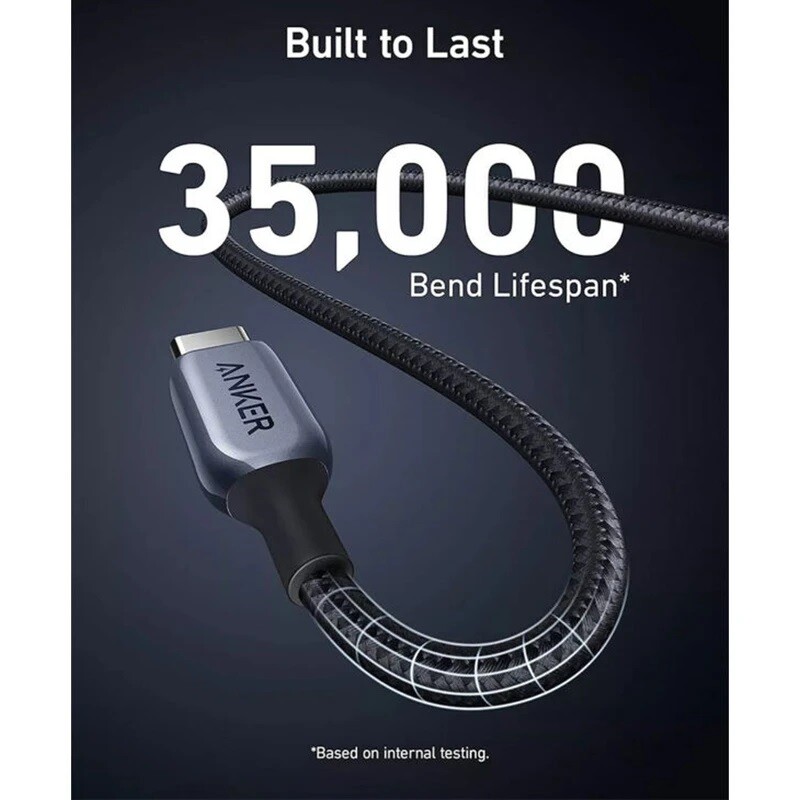 کابل دو سر تایپ سی فست شارژ 240 وات انکر A8866HA1 طول 1.8 متر