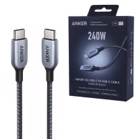 کابل دو سر تایپ سی فست شارژ 240 وات انکر A8866HA1 طول 1.8 متر