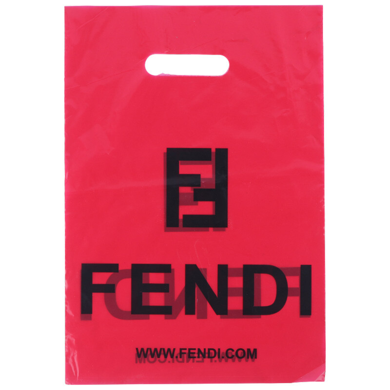 نایلون دسته دار طرح Fendi سایز 25*35 سانتی متر بسته 1 کیلویی درجه 1