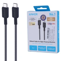 کابل دو سر تایپ سی فست شارژ 240 وات انکر A81D5 طول 0.9 متر