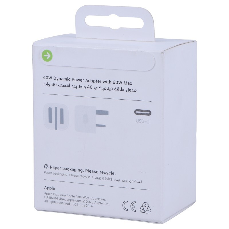 شارژر دیواری اورجینال 40 وات داینامیک اپل A3353 PD 3A