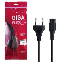 کابل برق دوپین Giga Flex 2Pin 1.5m بسته 40 عددی