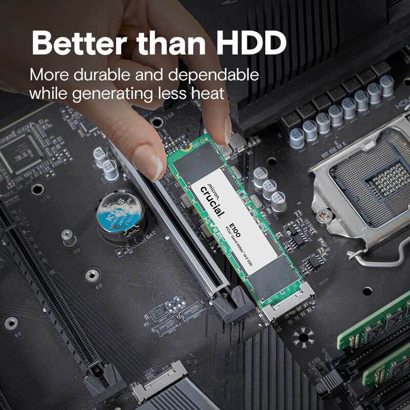 حافظه SSD کروشیال Crucial E100 480GB M.2