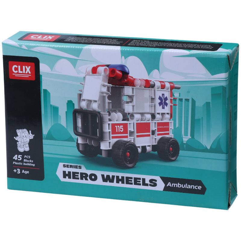لگو آمبولانس 45 تکه کلیکس 52545 کد 601209