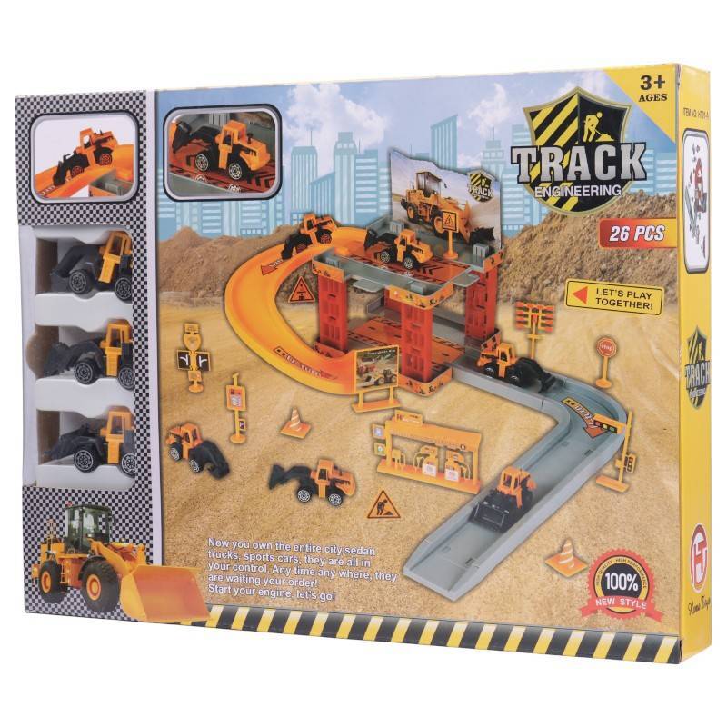 اسباب بازی پارکینگ طبقاتی راهسازی هاما تویز Track HT01-B کد 201858