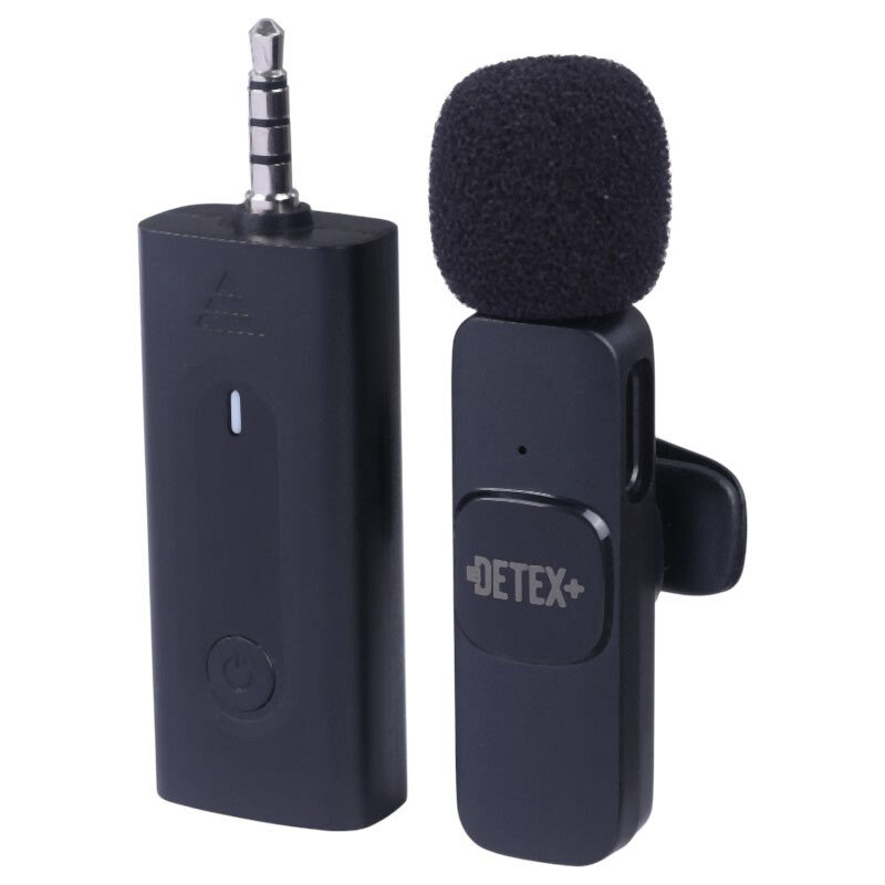 میکروفون یقه ای بی سیم Detex+ DMW33-AUX AUX