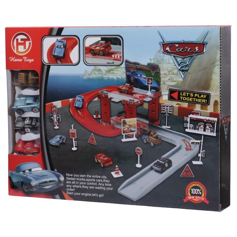 اسباب بازی پارکینگ طبقاتی مک کویین هاما تویز HT01 کد 201310