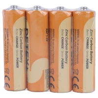 باتری چهارتایی قلمی دیتکس پلاس Zinc Carbon R6P بسته 24 عددی