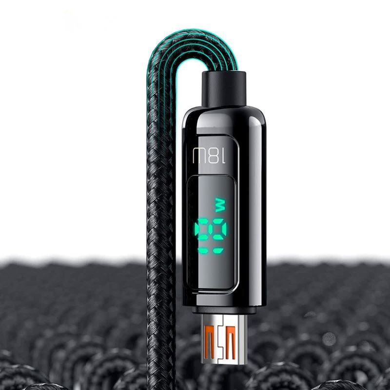 کابل میکرو یو اس بی فست شارژ 3 آمپر مک دودو CA-748 طول 1.2 متر