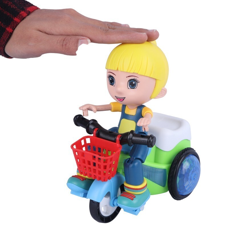 اسباب بازی موتور سه چرخ موزیکال چرخشی وای جی تویز YJ-3024 کد 101157