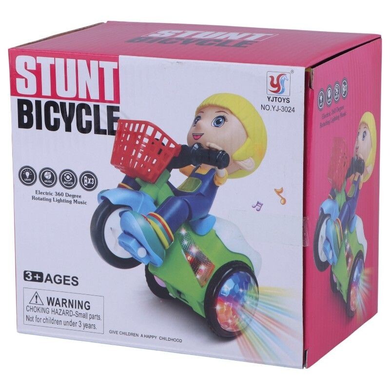 اسباب بازی موتور سه چرخ موزیکال چرخشی وای جی تویز YJ-3024 کد 101157