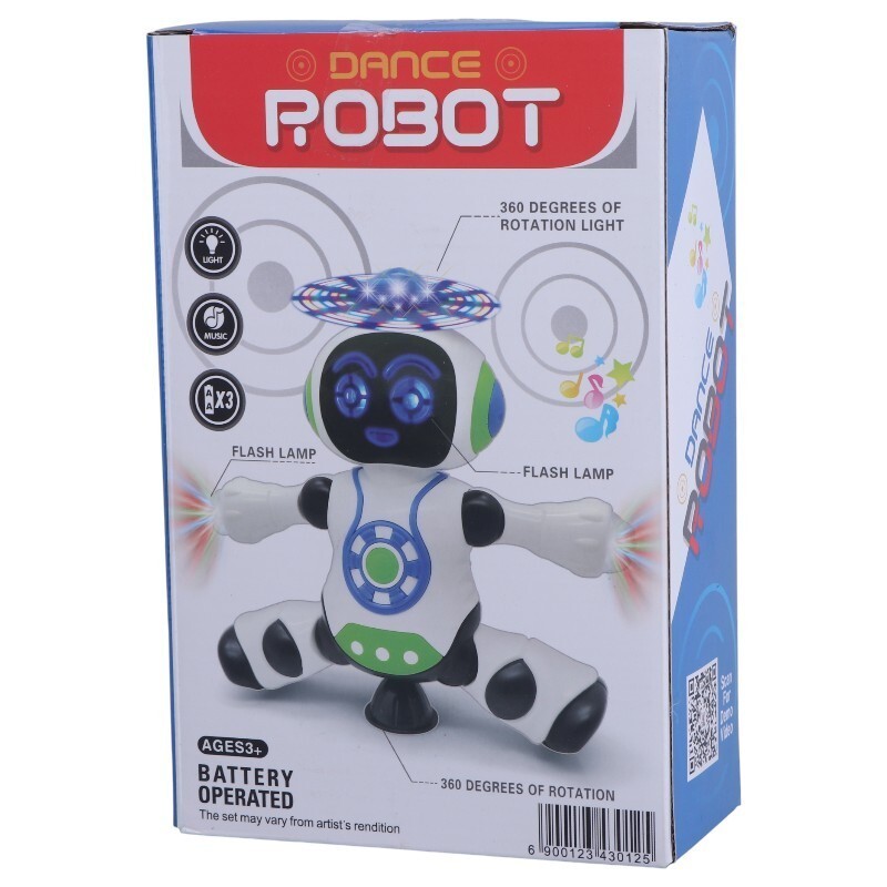 اسباب بازی آدم آهنی موزیکال چرخشی وای جی تویز YJ-3012 کد 101010