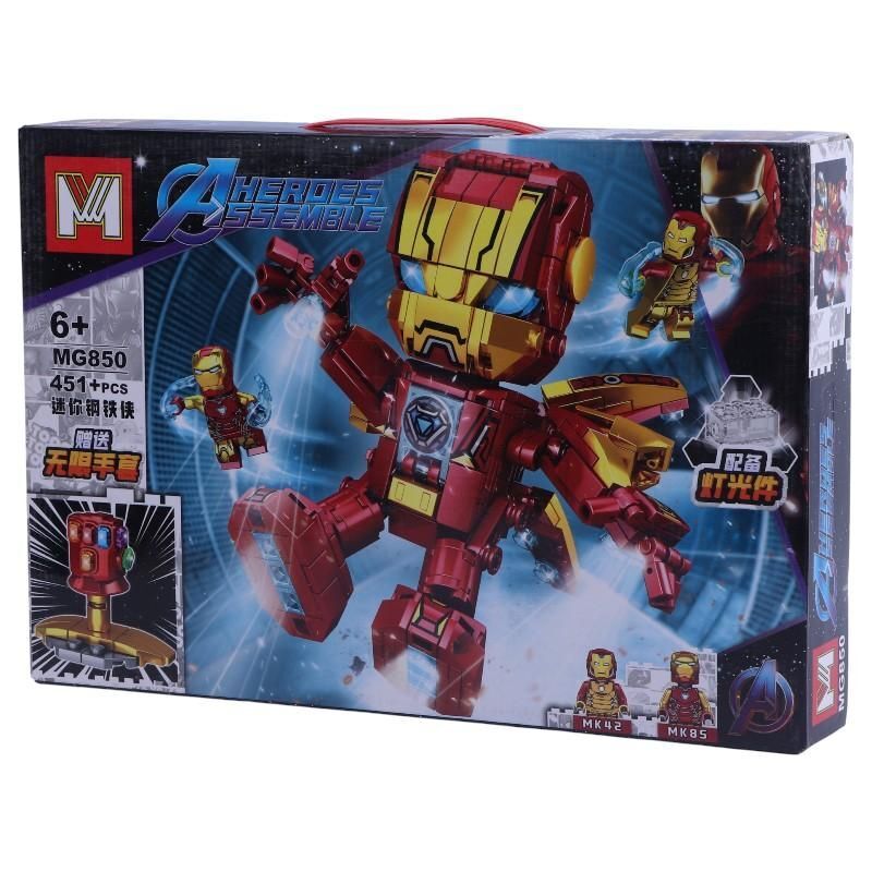 لگو آیرون من 451 تکه Heroes Assemble MG850 کد 101716