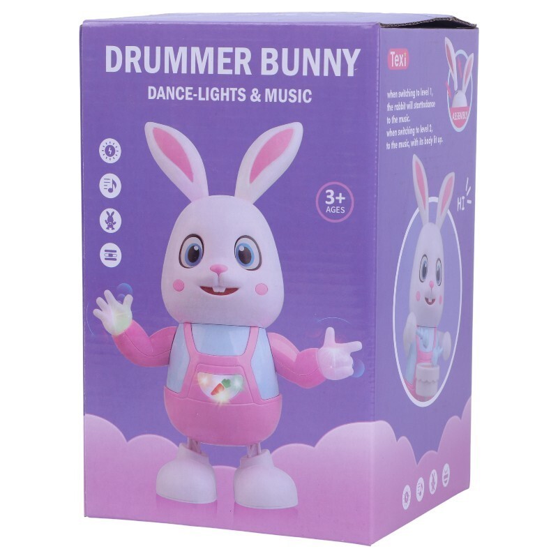 اسباب بازی خرگوش طبل زن موزیکال رقاص Texi کد 101931