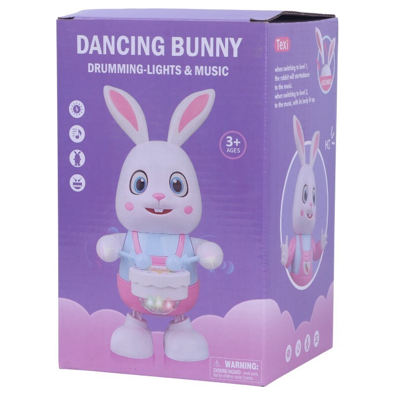 اسباب بازی خرگوش طبل زن موزیکال رقاص Texi کد 101931