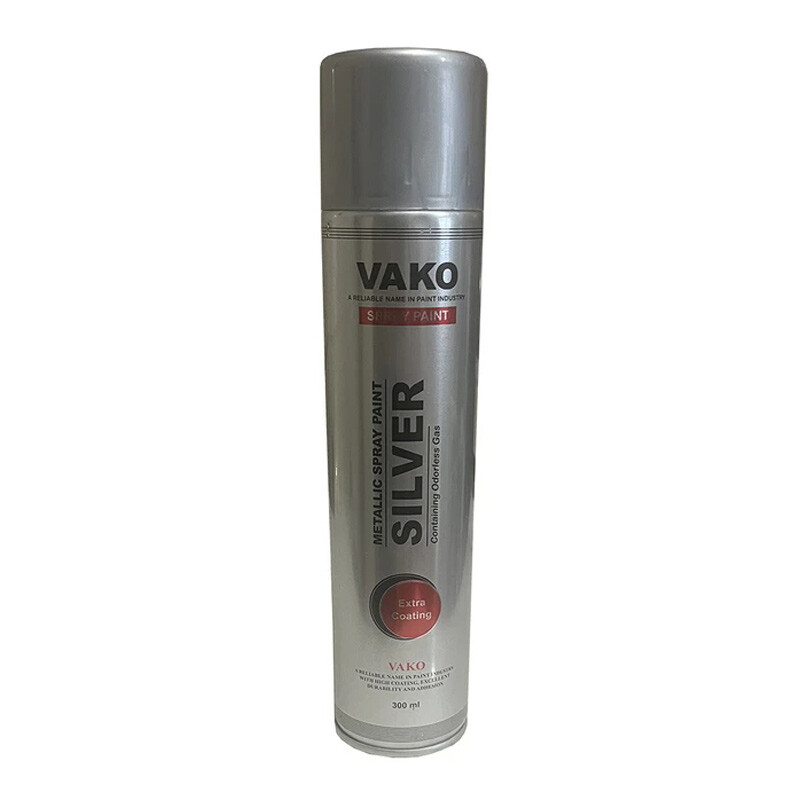 اسپری رنگ نقره ای Vako 300ml