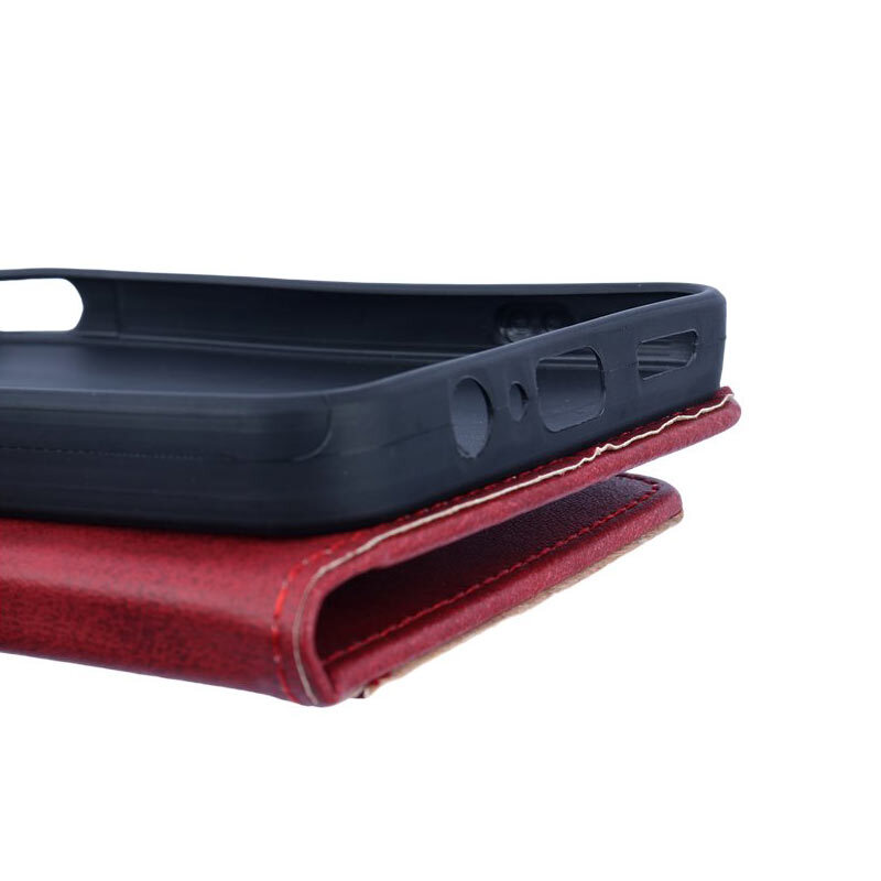 کیف چرمی مگنتی سامسونگ Galaxy A07 محافظ لنزدار