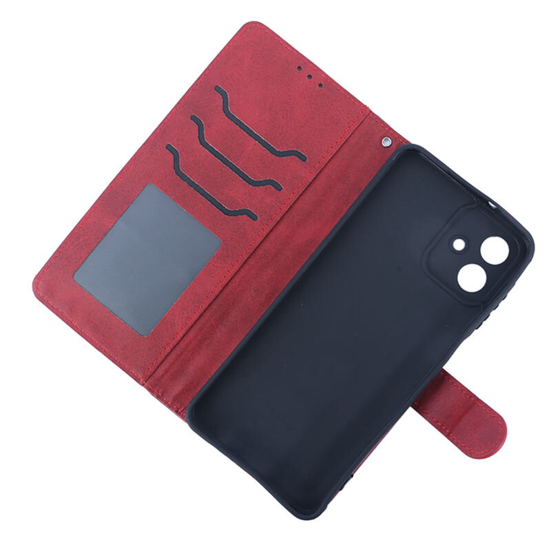 کیف چرمی مگنتی سامسونگ Galaxy A07 محافظ لنزدار