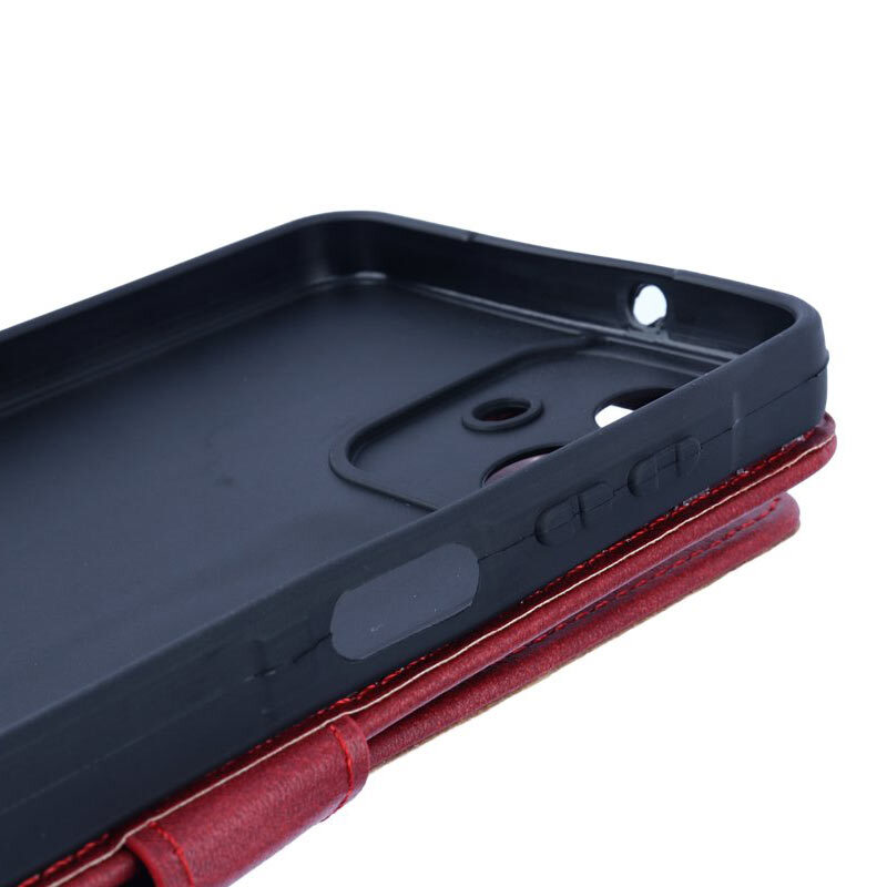 کیف چرمی مگنتی سامسونگ Galaxy A07 محافظ لنزدار