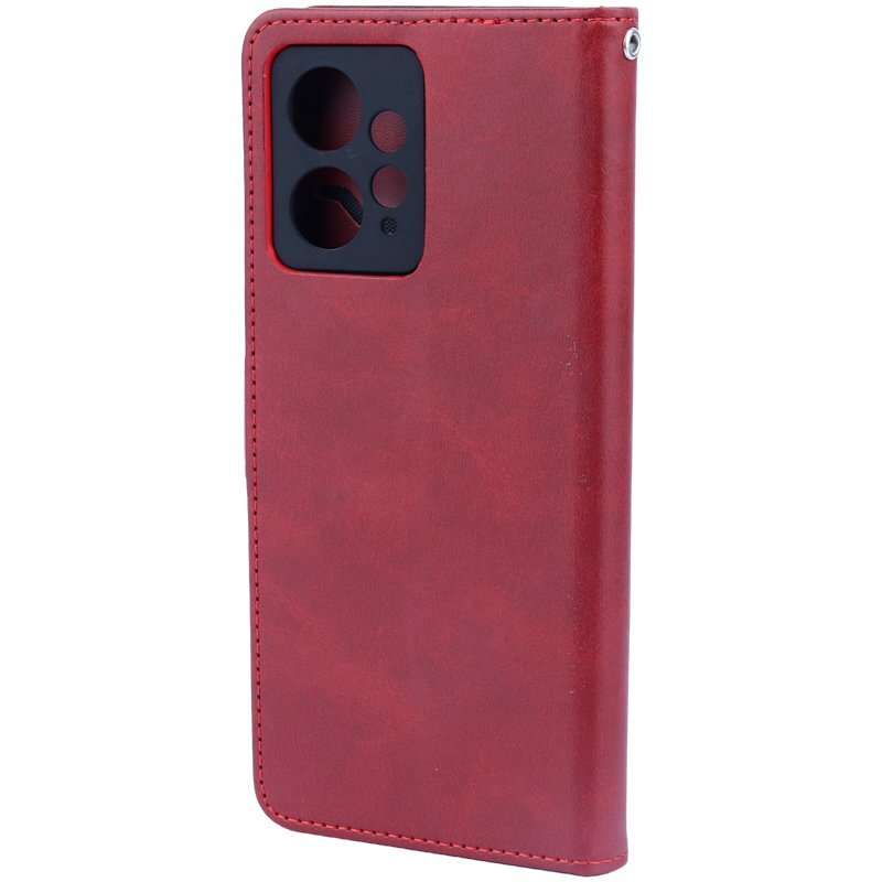 کیف چرمی پوست ماری مگنتی محافظ لنزدار Xiaomi Redmi Note 12 4G