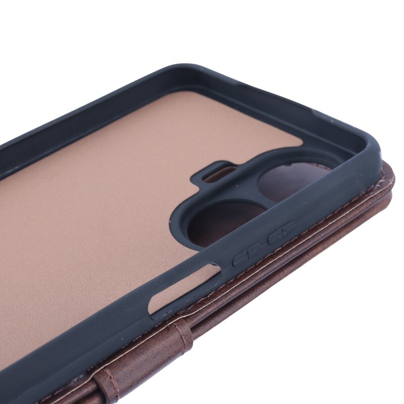 کیف چرمی مگنتی ریلمی C55 محافظ لنزدار