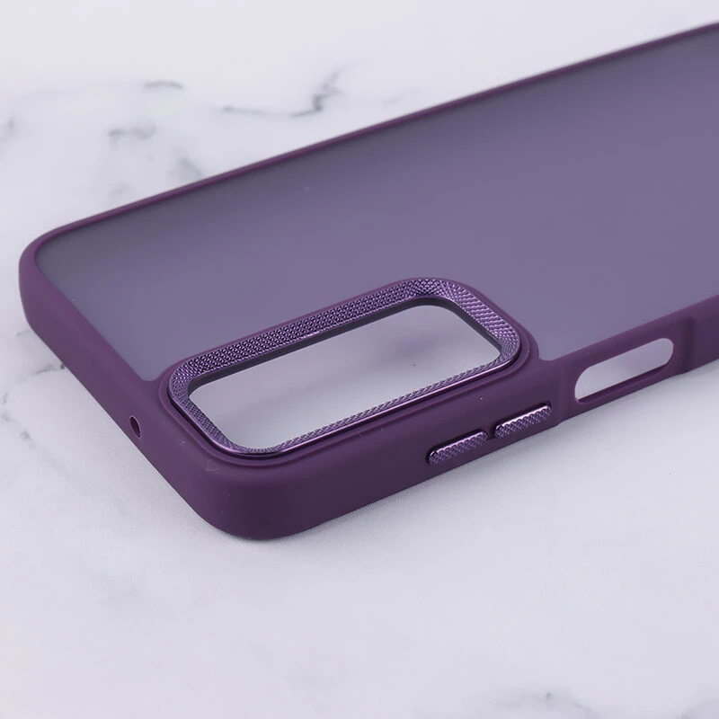 قاب سامسونگ Galaxy A05s پشت مات محافظ لنز متال