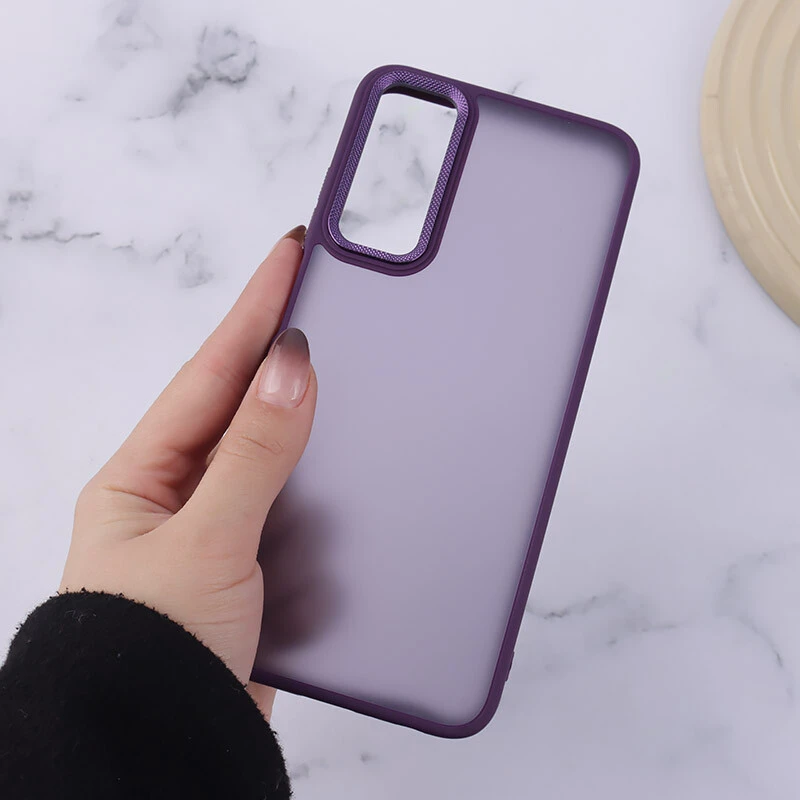 قاب سامسونگ Galaxy A05s پشت مات محافظ لنز متال