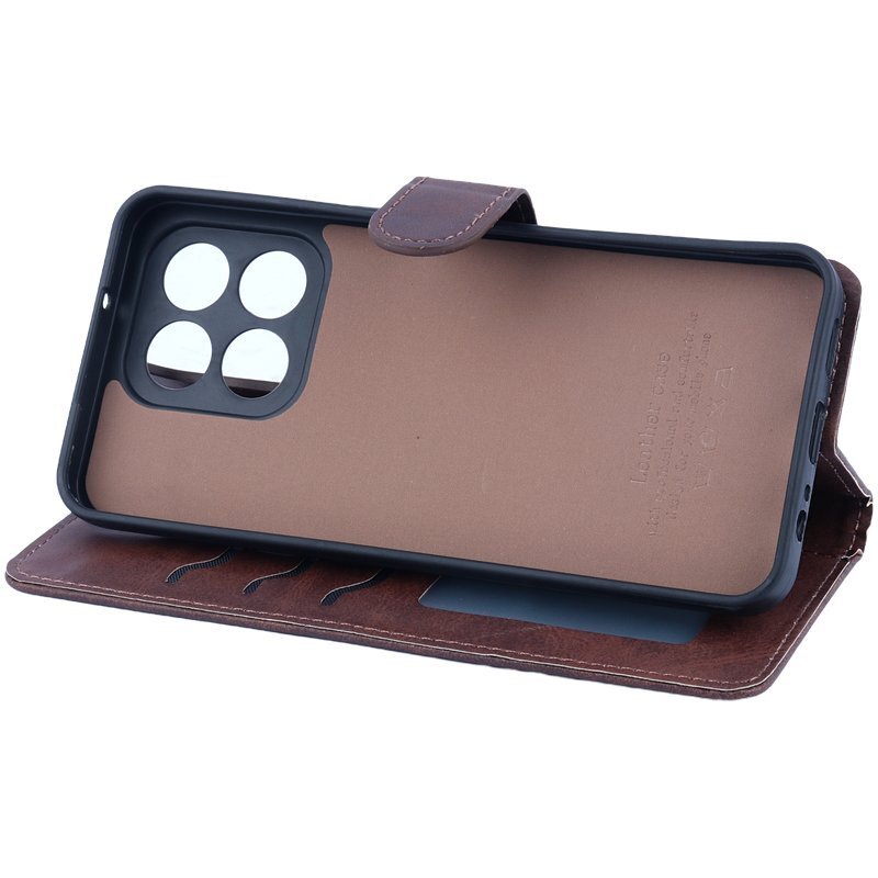 کیف چرمی مگنتی هواوی Honor X6b 4G محافظ لنزدار