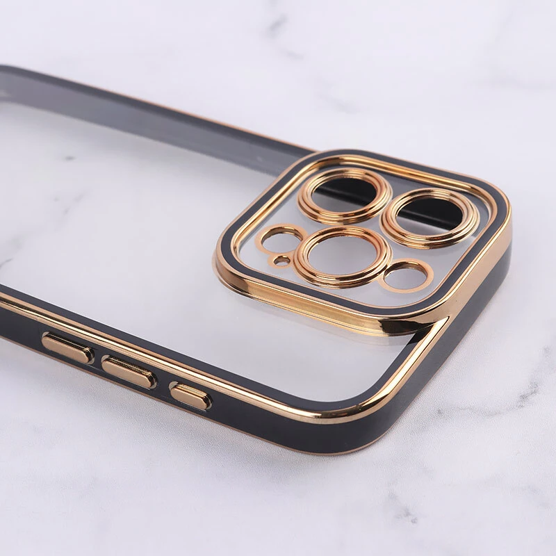 قاب Space آیفون iPhone 15 Pro دور رنگی محافظ لنزدار