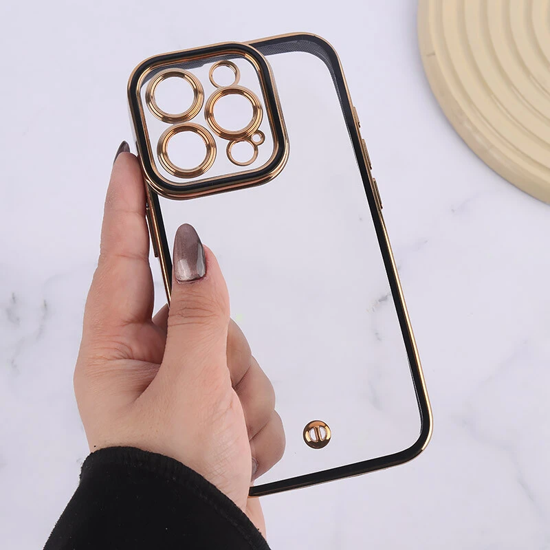 قاب Space آیفون iPhone 15 Pro دور رنگی محافظ لنزدار
