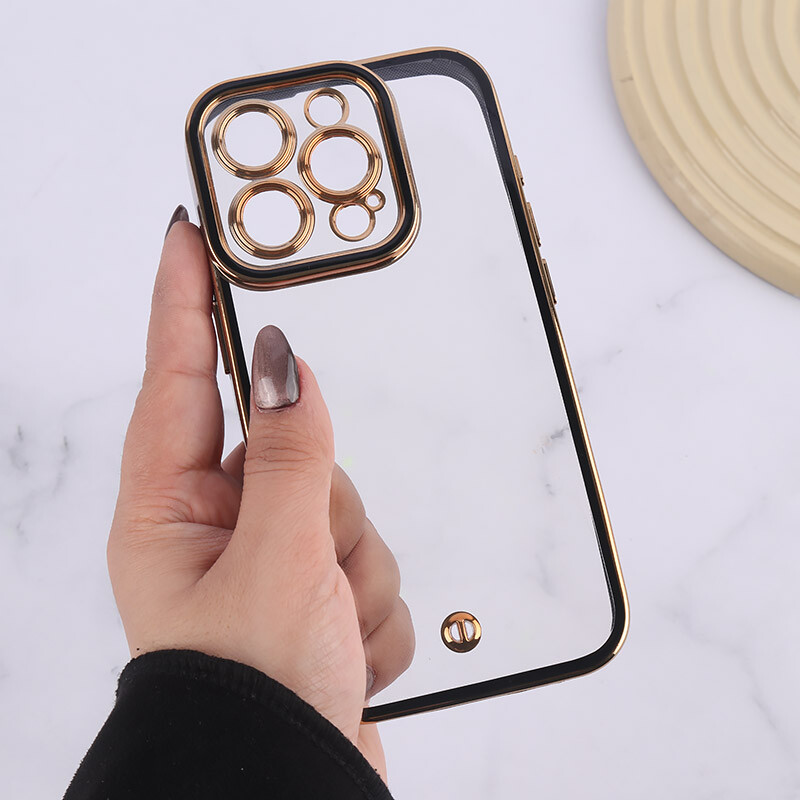 قاب Space آیفون iPhone 15 Pro دور رنگی محافظ لنزدار