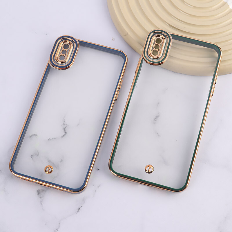 قاب Space آیفون XS Max دور رنگی محافظ لنزدار