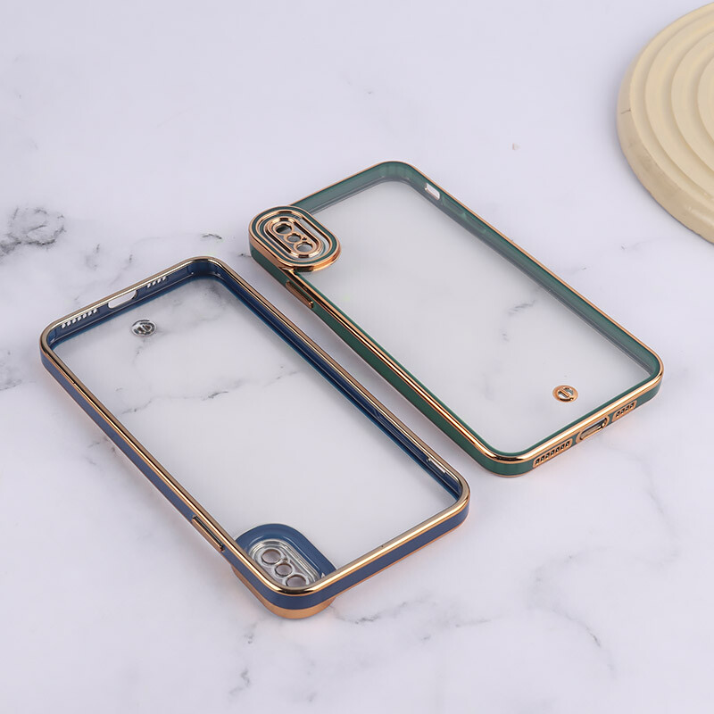 قاب Space آیفون XS Max دور رنگی محافظ لنزدار