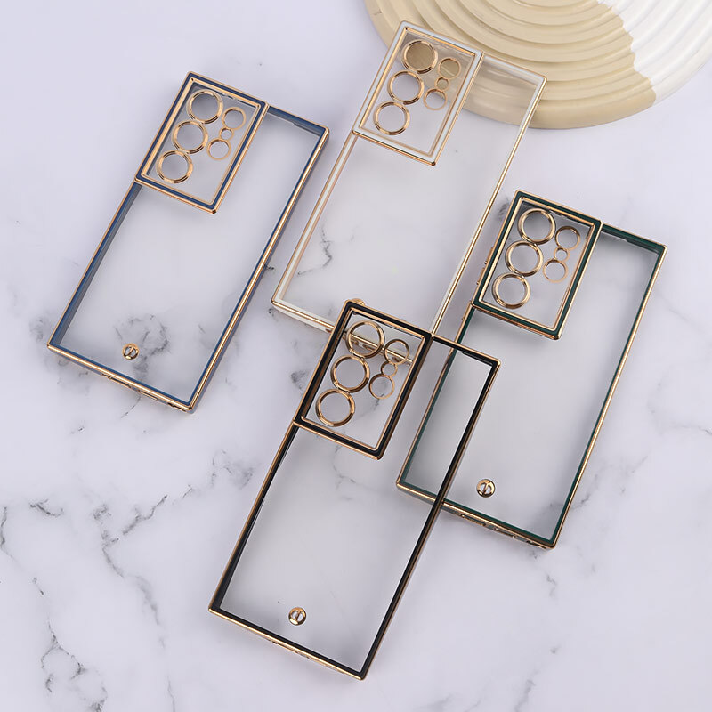 قاب Space سامسونگ Galaxy S24 Ultra دور رنگی محافظ لنزدار