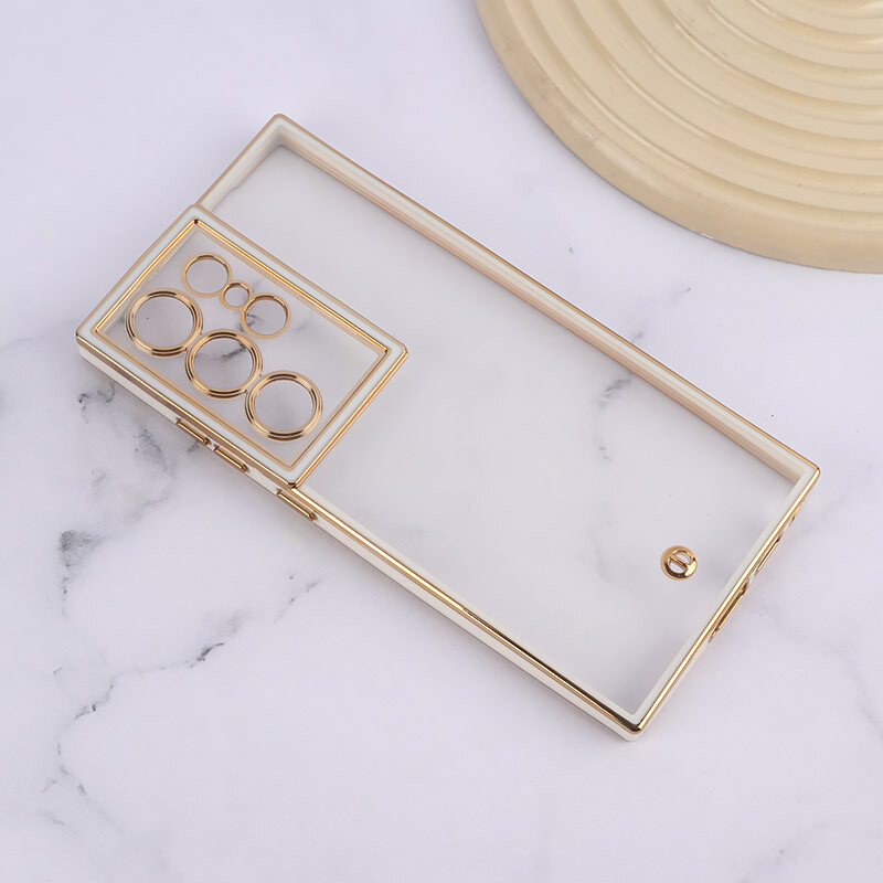 قاب Space سامسونگ Galaxy S24 Ultra دور رنگی محافظ لنزدار