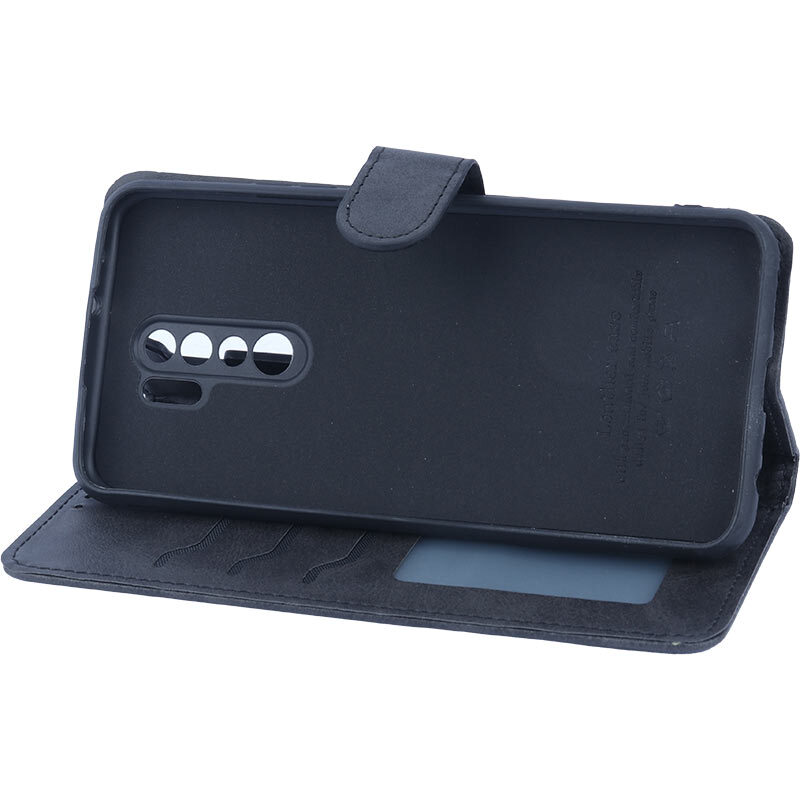 کیف چرمی مگنتی شیائومی Redmi 9 / 9 Prime محافظ لنزدار