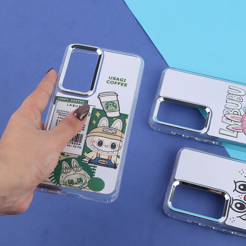 قاب آینه ای طرح لبوبو دور محافظ متال