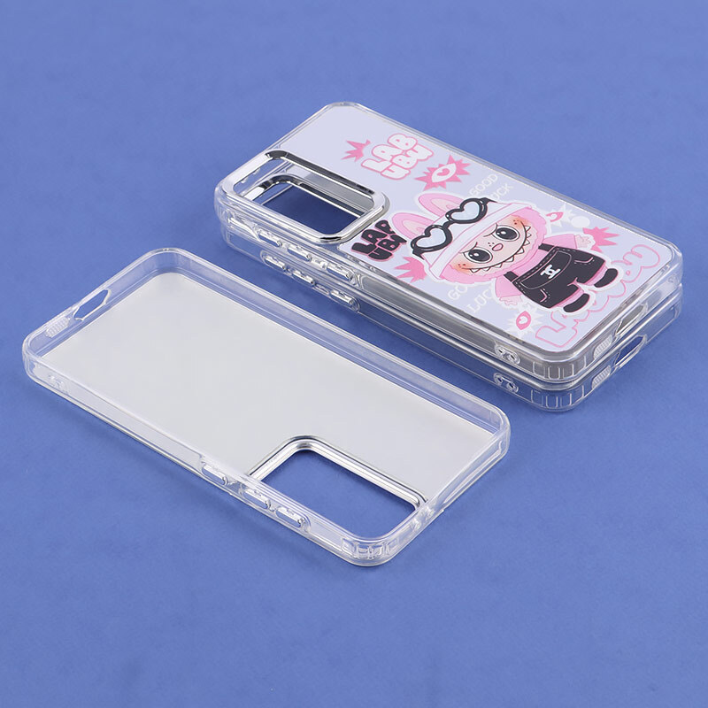 قاب آینه ای طرح لبوبو دور محافظ متال