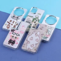 قاب آینه ای طرح لبوبو دور محافظ متال