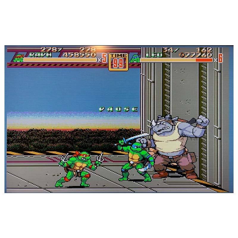 کارتریج سه لبه بازی سوپر ماریو و لاک ‌پشت ‌های نینجا و کنترا سگا کد DK3206