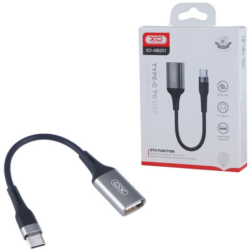 تبدیل USB OTG به تایپ سی ایکس او XO-NB201