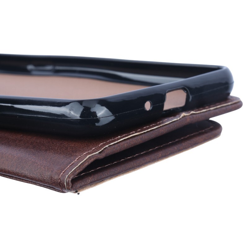 کیف چرمی مگنتی سامسونگ Galaxy J1 Ace محافظ لنزدار