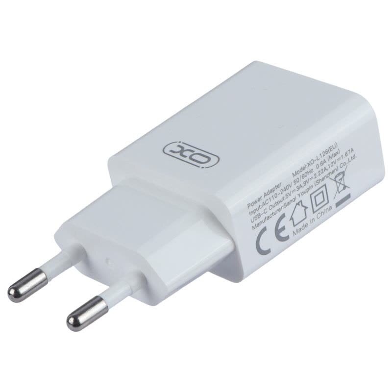 شارژر دیواری 20 وات ایکس او XO-L126 EU PD 3A