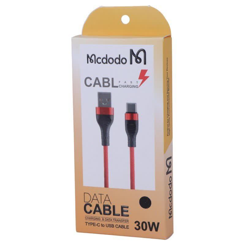 کابل تایپ سی فست شارژ 30 وات Mcdodo Highcopy طول 1 متر